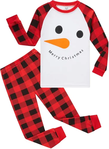 Vista 92 de Demifill Conjunto de pijamas de Halloween para niños y niñas, pijamas de Navidad, ropa de dormir para niños y niñas