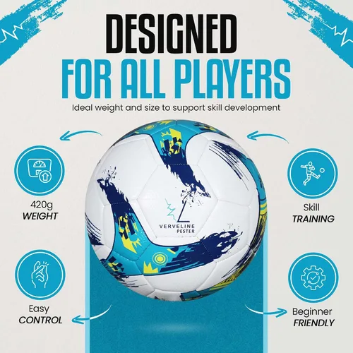 Vista 2 de Balón de fútbol sala tamaño 4 – Balón de fútbol interior profesional de rebote bajo para entrenamiento y juego de partidos – Entrenamiento y torneo