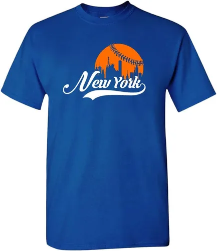 Vista 30 de Xtreme Apparrel Cityscape Skyline - Camiseta para hombre para fanáticos del béisbol