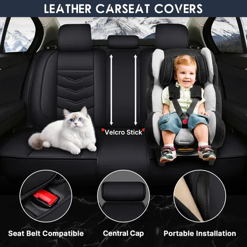 Vista 5 de Funda de asiento de auto para Chevrolet Avalanche 2002-2013, funda de cojín duradera, resistente al desgaste, impermeable, transpirable, sin olor