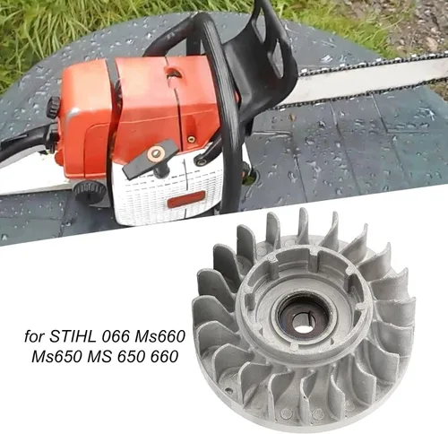 Vista 2 de Reemplazar la motosierra de repuesto del volante nueva pieza OEM 1122 400 1217 para 066 Ms660 Ms650 MS 650 660 reparación
