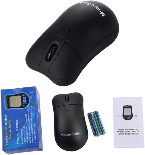Vista 3 de Horizon MH-338 "ratón" escala digital de precisión, 7.05 oz Por 0.00 oz