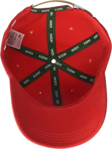 Vista 3 de Lacoste Gorra de piel ajustable con correa de cuero ajustable para hombre
