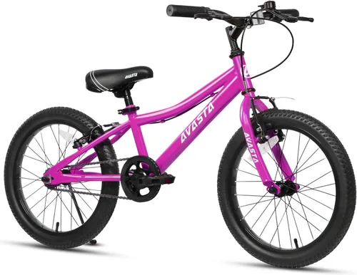 Vista 10 de AVASTA Bilbo - Bicicleta infantil de 18 20 pulgadas para niños y niñas de 5 a 10 años, estilo retro, de acero de alto carbono, con manillar