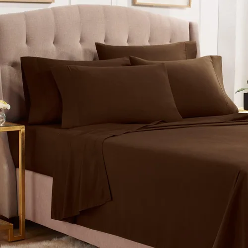 Vista 49 de Empyrean Juego de sábanas individuales - 110 GSM 4 piezas de sábanas para cama individual, sábanas de tamaño individual doble cepillado, sábanas