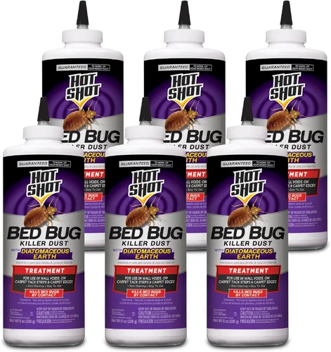 Vista 14 de Hot Shot aerosol para chinches listo para usar, mata chinches y huevos de chinches, mata pulgas y ácaros del polvo, 32 onzas