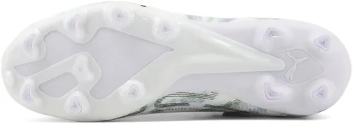 Vista 5 de PUMA Botines de fútbol Ultra Match Brilliance Firm GroundAg para mujer, con tacos de suelo firme, color blanco