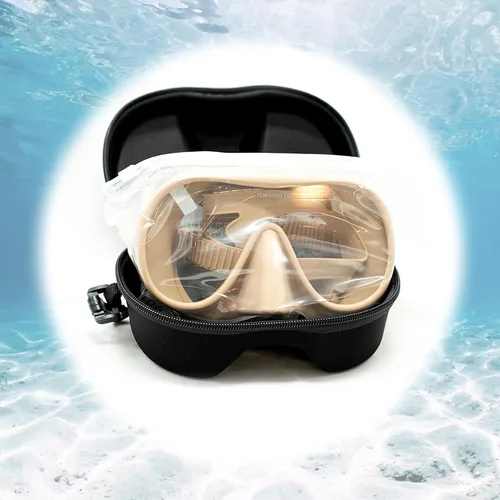 Vista 4 de Juego de máscara de buceo de gran angular HD y fácil de empacar serie PRO