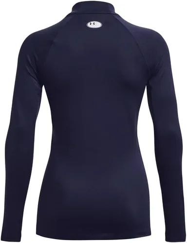 Vista 4 de Under Armour ColdGear Authentics - Camiseta de cuello alto falso para mujer
