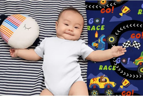 Vista 113 de Manta de bebé con texto en inglés «Just A Boy Who Loves Trucks» para niños y niñas, manta súper suave para envolver al recién nacido, acogedora