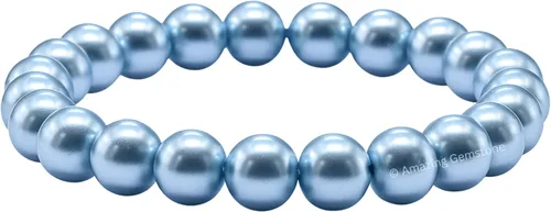 Vista 877 de Amazing Gemstone Crystal Bracelet for Women Men's Gifts - Protection Healing Crystal Bracelet - 8mm Gemstone Beaded Stretchable Bracelet Pulseras