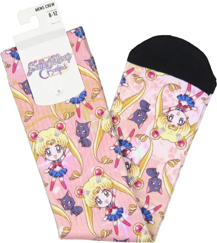 Vista 4 de Bioworld Sailor Moon Sublimated Crew Socks
