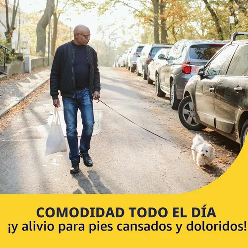 Vista 4 de Dr. Scholl's Float-On-Air Comfort Plantillas para hombre, 1 par, longitud completa