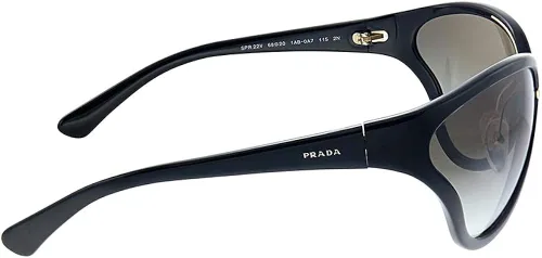 Vista 3 de Prada PR 22VS 1AB0A7 Gafas de sol de mariposa de plástico negro lente gris