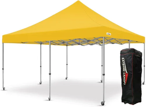 Vista 15 de Extreme Canopy Tienda de campaña desplegable instantánea de aluminio resistente comercial (rojo, 10 pies x 10 pies)