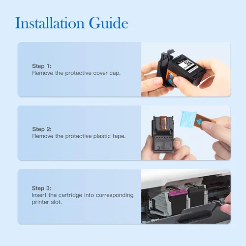 Vista 7 de Valuetoner - Cartuchos de tinta remanufacturados 62XL negro y color para HP Ink 62 para HP 62XL compatibles con HP Envy 7640 7645 5660 5540 5640