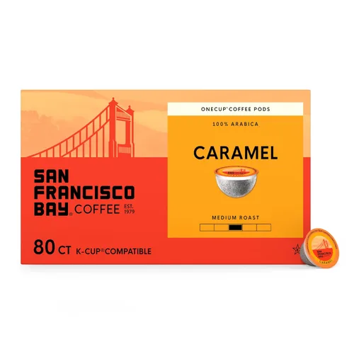 Vista 45 de SF Bay Coffee Organic Rainforest Blend, 12 unidades, Cápsulas de café compostables, tostado medio, compatible con K Cup incluyendo Keurig