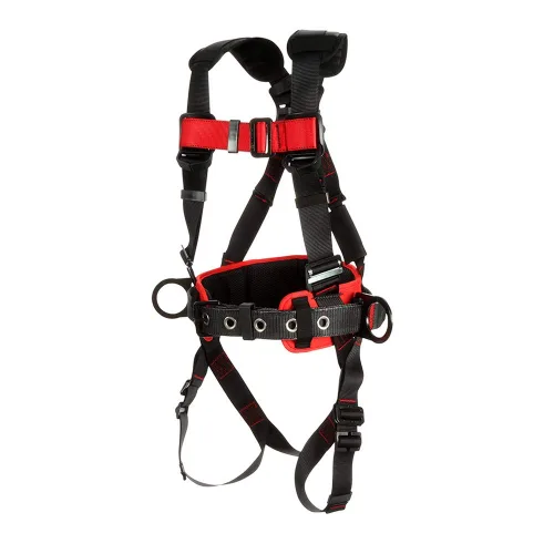 Vista 2 de 3M Protecta Construction Style - Arnés de posicionamiento 1161305, negro, mediano/grande, 1 Ea/estuche