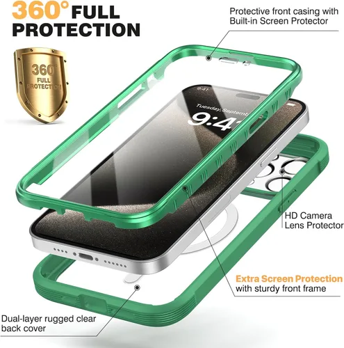Vista 414 de DIACLARA - Funda transparente compatible con iPhone XR 6.1 pulgadas 2018