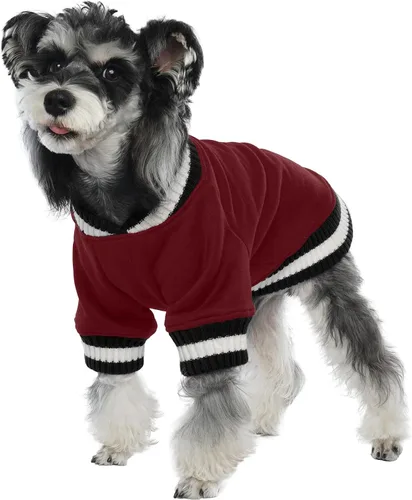 Vista 23 de FUAMEY Sudadera para Perro, Suéteres de Invierno para Perro, Ropa Cálida para Perro, Chaleco para Perro, Sudadera Gruesa para Cachorro, Suéter