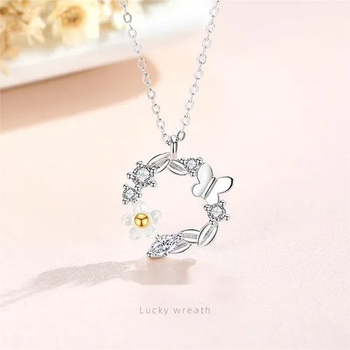 Vista 3 de Joyas para mujer, regalo Universo Planeta Estrella Luna Nekclace, plata de ley 925 colgante de luna y estrella, regalo de San Valentín, aniversario