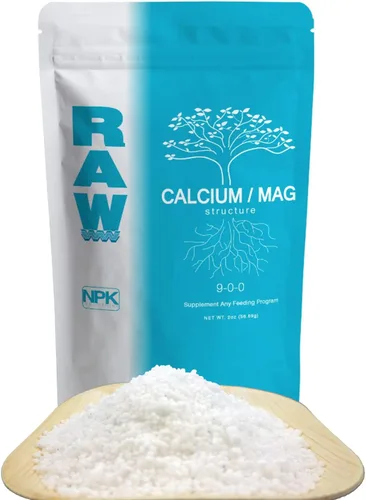 Vista 2 de RAW Calcio/Mag 2oz - Combo esencial para la salud vegetal - Aumenta la fuerza celular y la absorción de nutrientes