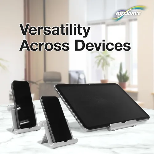 Vista 9 de BoxWave Soporte y soporte compatible con la mesa ARZOPA para monitor portátil S1 (15.6 pulgadas), soporte de aluminio VersaView, portátil