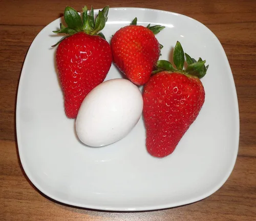 Vista 2 de 300 semillas de fresa gigante, fresa roja dulce/semillas orgánicas de fruta de fresa, para plantar en el jardín en casa