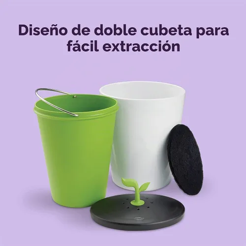 Vista 2 de Chef'n EcoCrock, tarro de compost de mesa