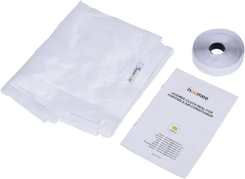 Vista 6 de HOOMEE Sello de ventana deslizante ajustable con tubo para aire acondicionado portátil nuevo 14x36 pulgadas