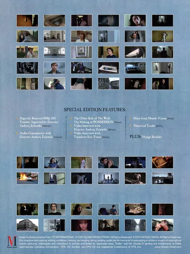 Vista 2 de Andrzej Zulawski's POSSESSION (1981) UNCUT Special Edition Digipak by MONDO VISION Blu-ray