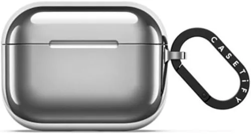 Vista 10 de CASETiFY Bounce - Funda para AirPods Pro 3, color carbón mate