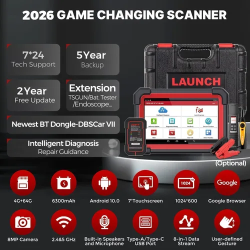 Vista 8 de LAUNCH X431 CRP919EBT 2026 Herramienta de escaneo bidireccional inalámbrica OBD2
