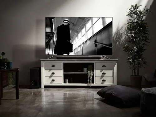 Vista 3 de Yamaha Audio YAS-209BL Barra de sonido con subwoofer inalámbrico, Bluetooth integrado y control de voz Alexa, sistema de barra de sonido de 2.1