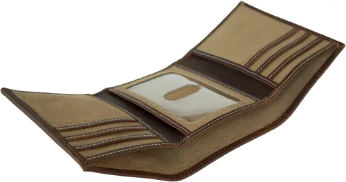 Vista 4 de Lucky Brand Men's Trifold Wallet ID Window Card Slots Genuine Leather Organization Durable Stylish