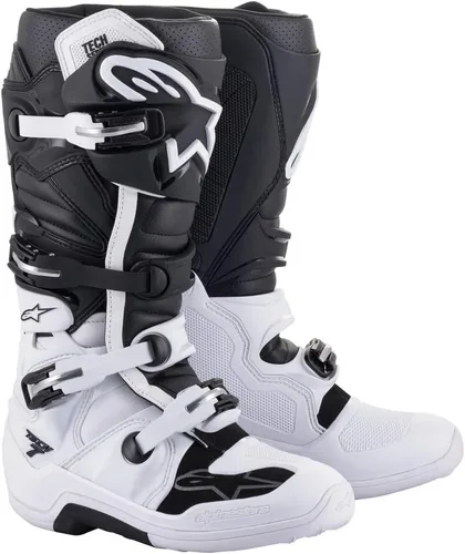 Vista 8 de Alpinestars Tech 7 Enduro Drystar Botas de motocross impermeables para hombre, comodidad mejorada, certificado CE