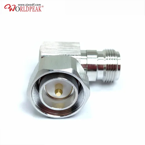 Vista 3 de N connectors, 4.3-10 mini din Plug Male Right Angle to n Female Jack for Ham Radio Antenna