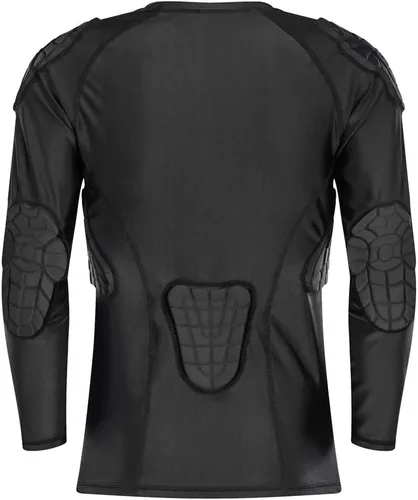 Vista 3 de TUOY Youth Boys Padded Compression Shirts Rib Chest Protector Shirt