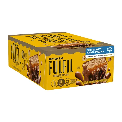 Vista 9 de FULFIL - Barras de proteína surtidas Best Sellers, sin gluten, 15 g de proteína, básicas de despensa, 12