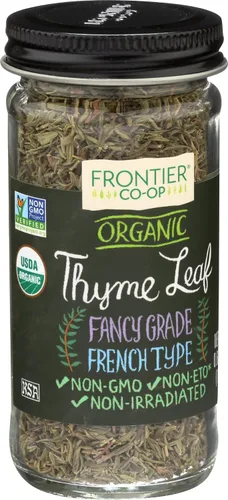 Vista 6 de Frontier Herb - Hoja de tomillo entera orgánica, 0.8 onzas