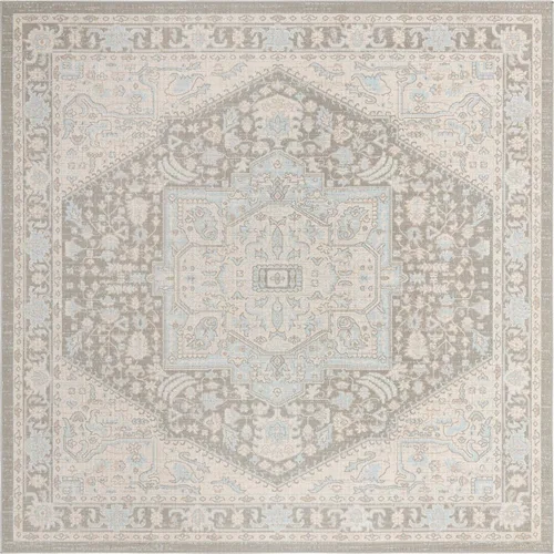 Vista 37 de Unique Loom Whitney Collection - Alfombra rectangular de 5 pies 3 pulgadas x 8 pies, color azul Multicolor/Azul