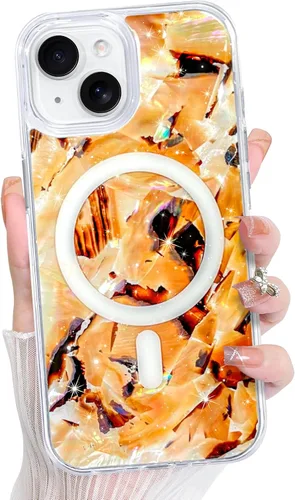 Vista 92 de Bonoma - Funda para iPhone 17 Pro Max 2025 con cristales brillantes, purpurina brillante