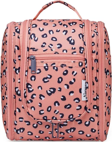Vista 45 de Narwey - Neceser de viaje colgante, organizador de maquillaje y productos cosméticos para mujeres y hombres, Aa-morado., L