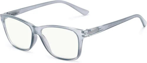 Vista 9 de Readers Readers.com - Gafas de lectura: The Francis Computer, Plástico Retro Square Style para Hombre y Mujer