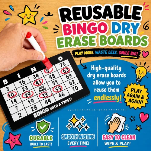 Vista 8 de Juego de Fiesta Bingo con un Giro, Bingo con Cartas de Acción, Giro Divertido, Cartas de Acción con Bloquear, Intercambiar y Robar, No Más Pelotas