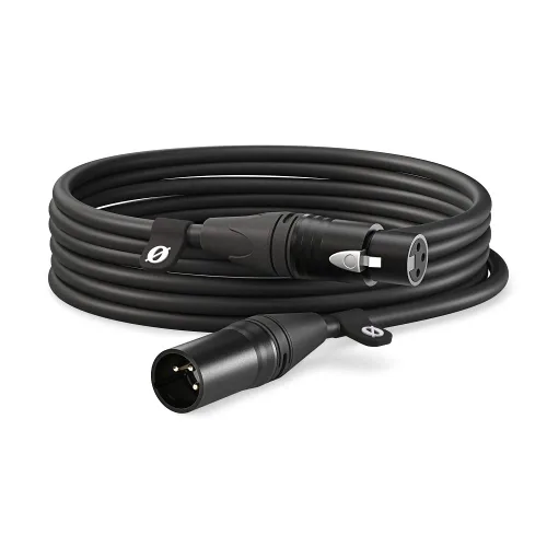 Vista 5 de RØDE XLR-3 Cable XLR Premium (3m, Negro)
