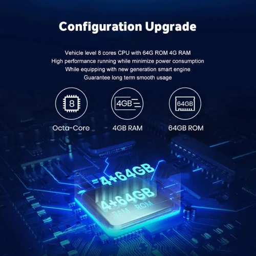 Vista 5 de Radio estéreo Android 12 para Chevrolet Silverado y GMC Sierra (2014-2018). Pantalla IPS de 10 pulgadas Octa Core 4GB+64GB Carplay inalámbrico