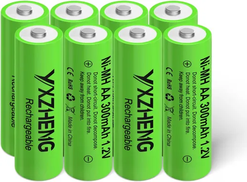 Vista 8 de Luces solares 8pcs AAA 300mAh NI-MH batería 1.2v recargable luces de jardín controladores (8xAAA)