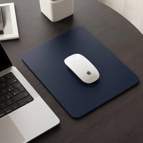 Vista 22 de WAYBER Protector de cuero para escritorio, alfombrilla de mouse impermeable, alfombrilla de escritorio de poliuretano, cubierta de escritorio