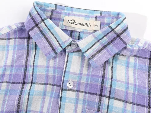 Vista 5 de Noomelfish Camisa de manga larga con botones para niñas (5-12 años)